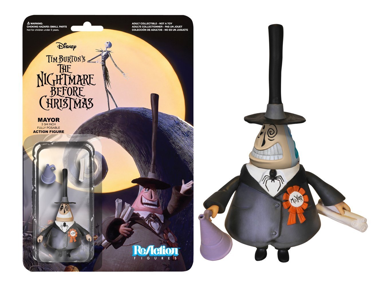 Amazon.com: Funko Nightmare Before Christmas Mayor Reaction Figure