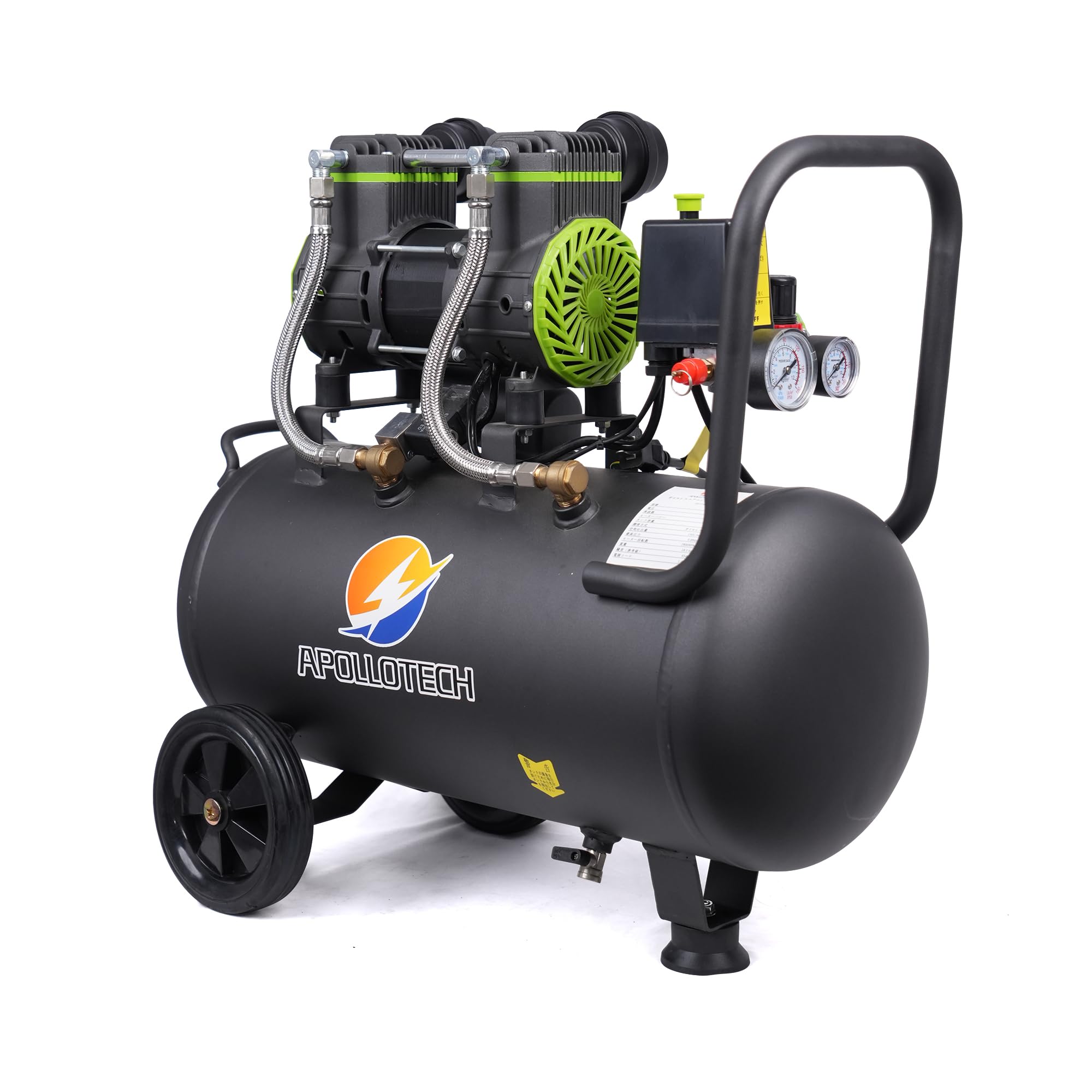 Amazon | APOLLOTECH エアーコンプレッサー 100V 30L 大容量 65dB 静音