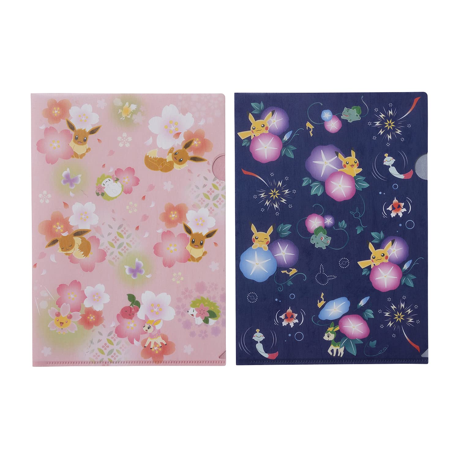 Amazon.co.jp: ポケモンセンターオリジナル 和風A4クリアファイル2枚