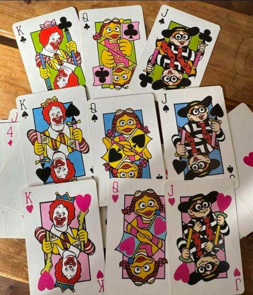 Amazon.co.jp: 貴重 レア マクドナルド ノベルティ トランプ