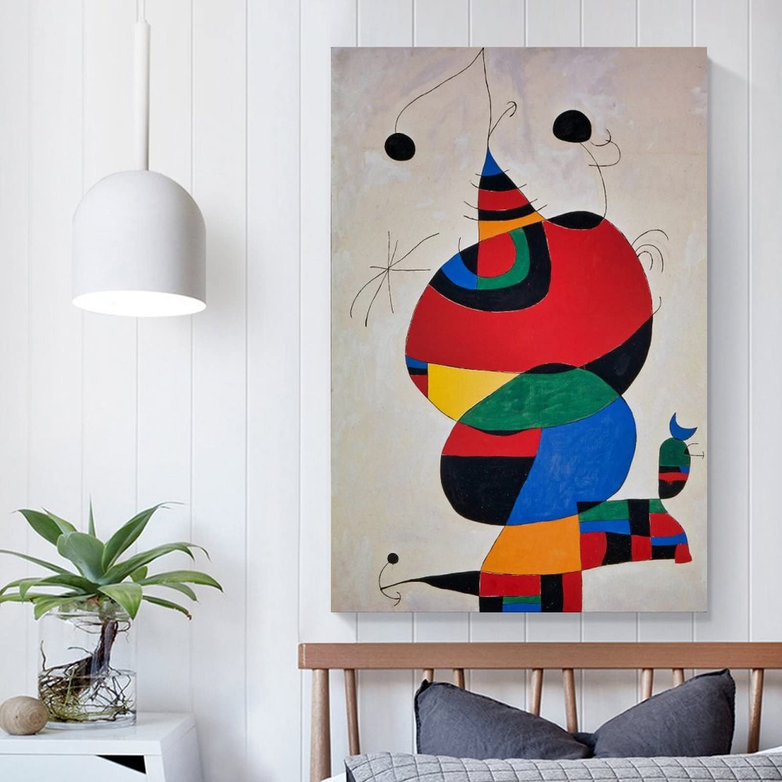 Amazon.co.jp: Joan Miro ジョアン・ミロ(女・鳥・星)シュルレアリスム