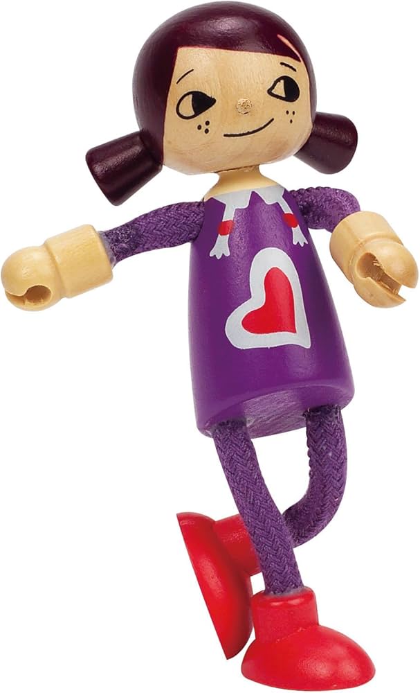 Amazon.com: Hape Modern Family Wooden Daughter Doll : Toys & Games