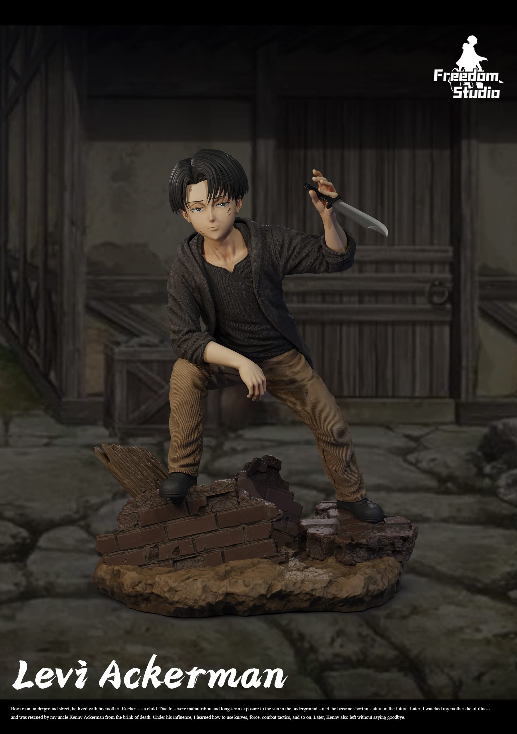 Amazon.co.jp: リヴァイ・アッカーマン リヴァイ兵長 フィギュア 1/6