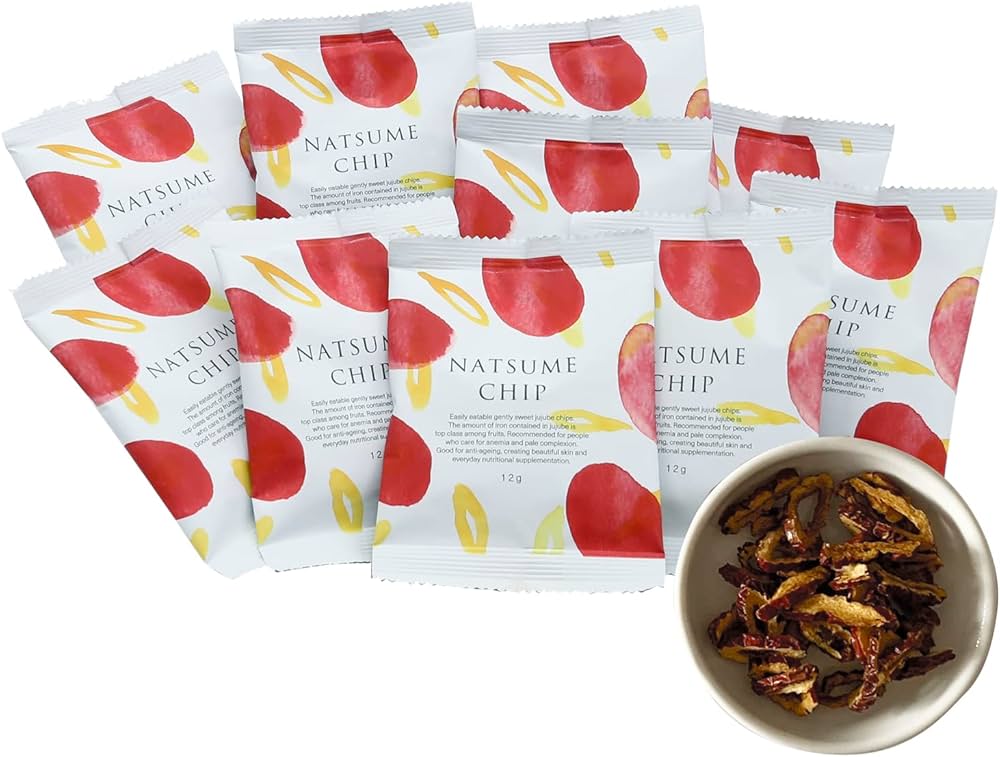 Amazon.co.jp: [ なつめいろ ] なつめチップ ドライフルーツ12g×10個