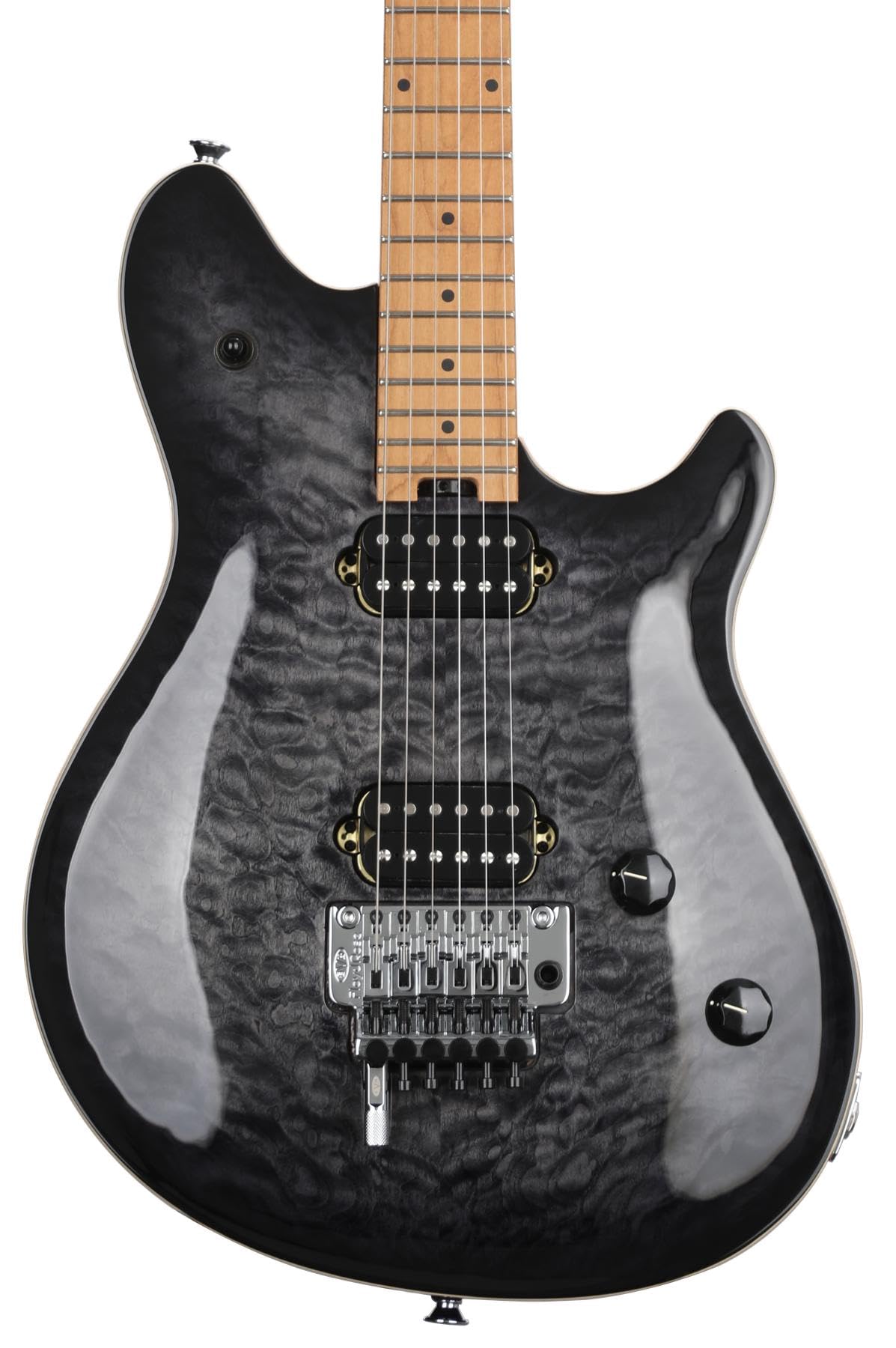 Amazon.com: EVH Wolfgang Special QM Electric Guitar - Charcoal
