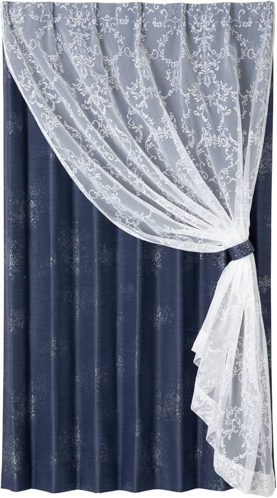 Amazon｜Francfranc フランフラン ブリス×ルシーラ ダブル カーテン