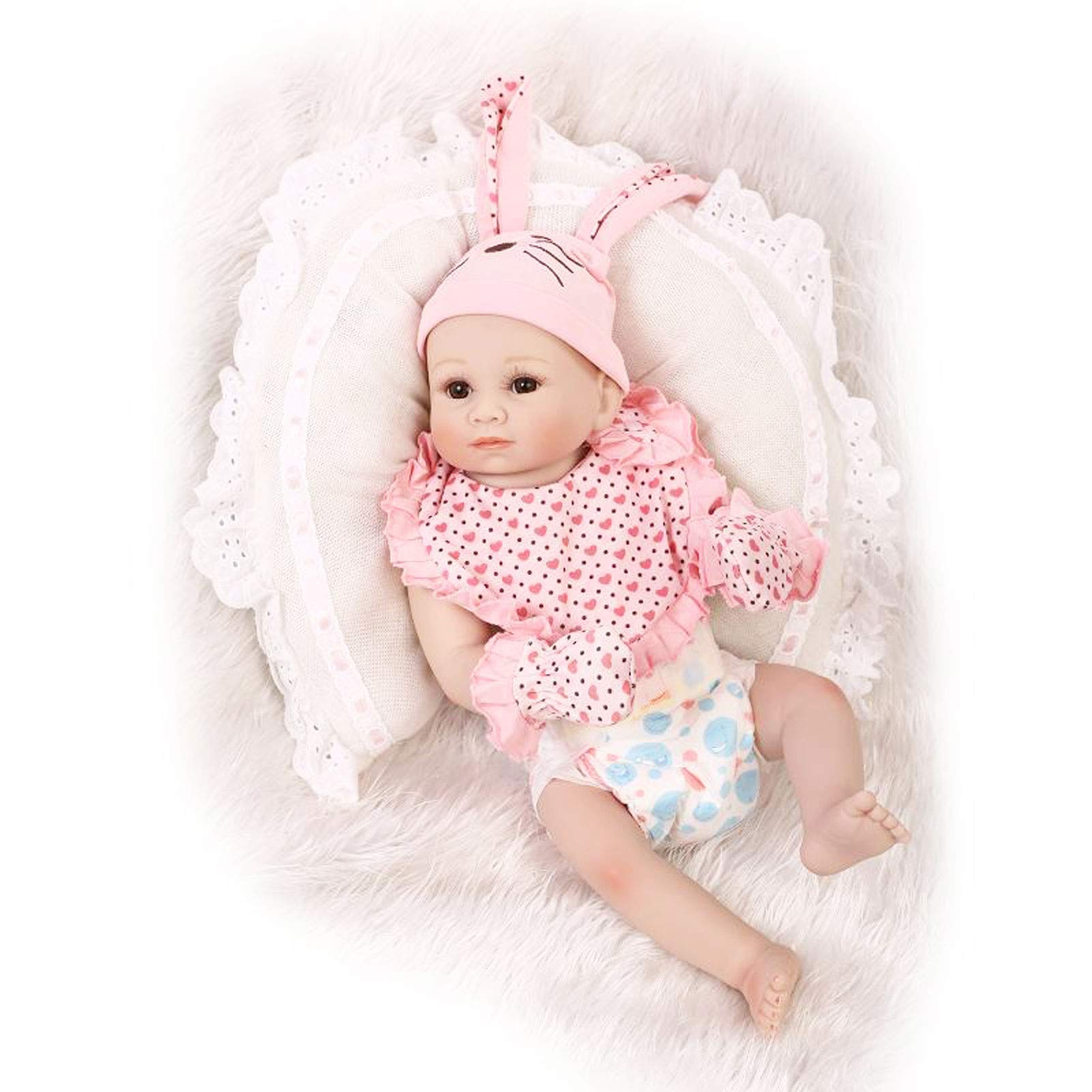 Amazon.co.jp: ピンクの服を着たリボーンベビードール女の子、50cm