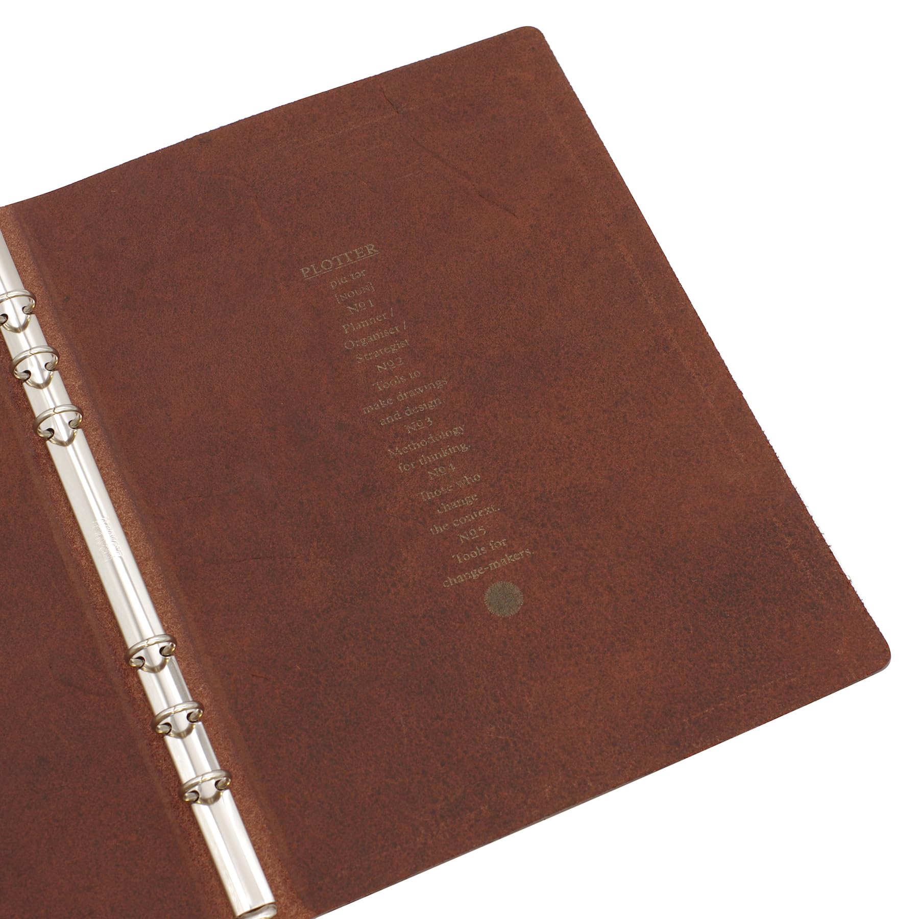 Amazon.co.jp: PLT プエブロ 6穴リングレザー A5 BN : 文房具