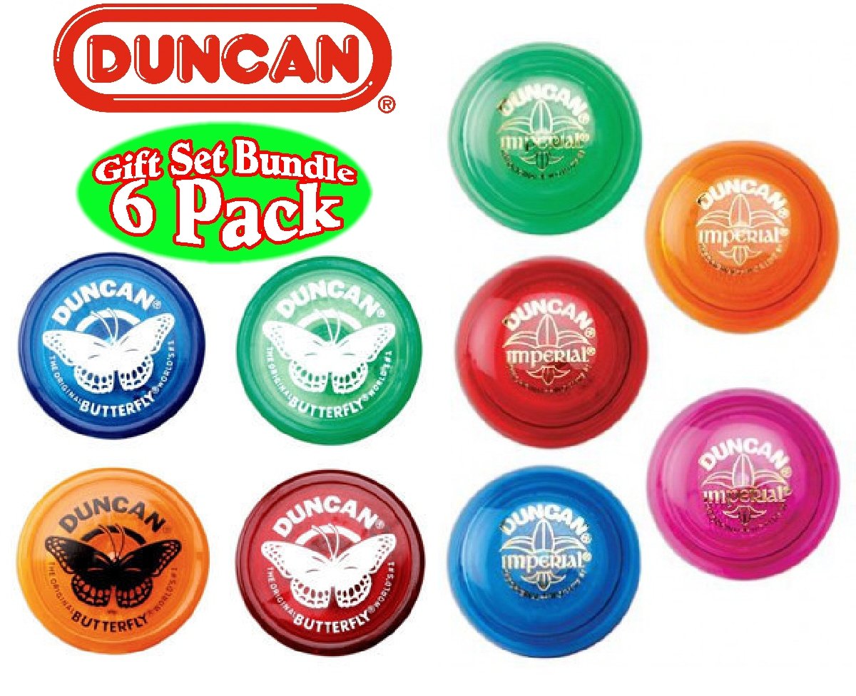 Amazon.com: Duncan Yo-Yo Imperial (3) & Butterfly (3) Deluxe Gift