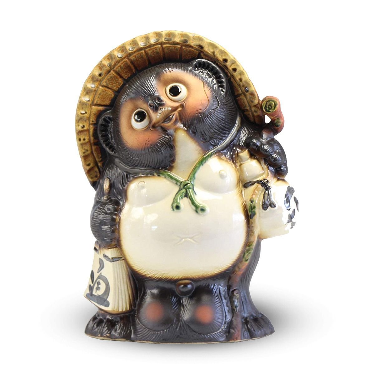 Amazon.co.jp: CtoC JAPAN Select 信楽焼 たぬき 置物 L68-8 陶器 幅