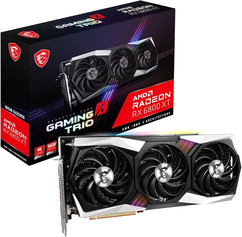 Amazon | MSI Radeon RX 6800 XT GAMING X TRIO 16G グラフィックス