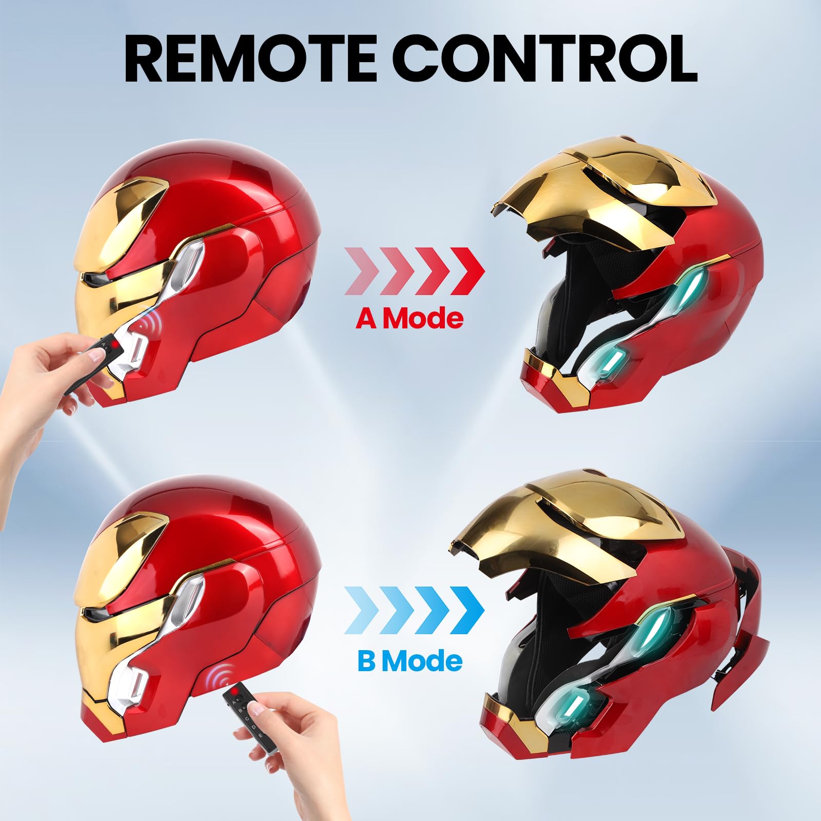Amazon.com: Iron-Man MK 50 1:1 Wearable Helmet - Voice, Touch, and