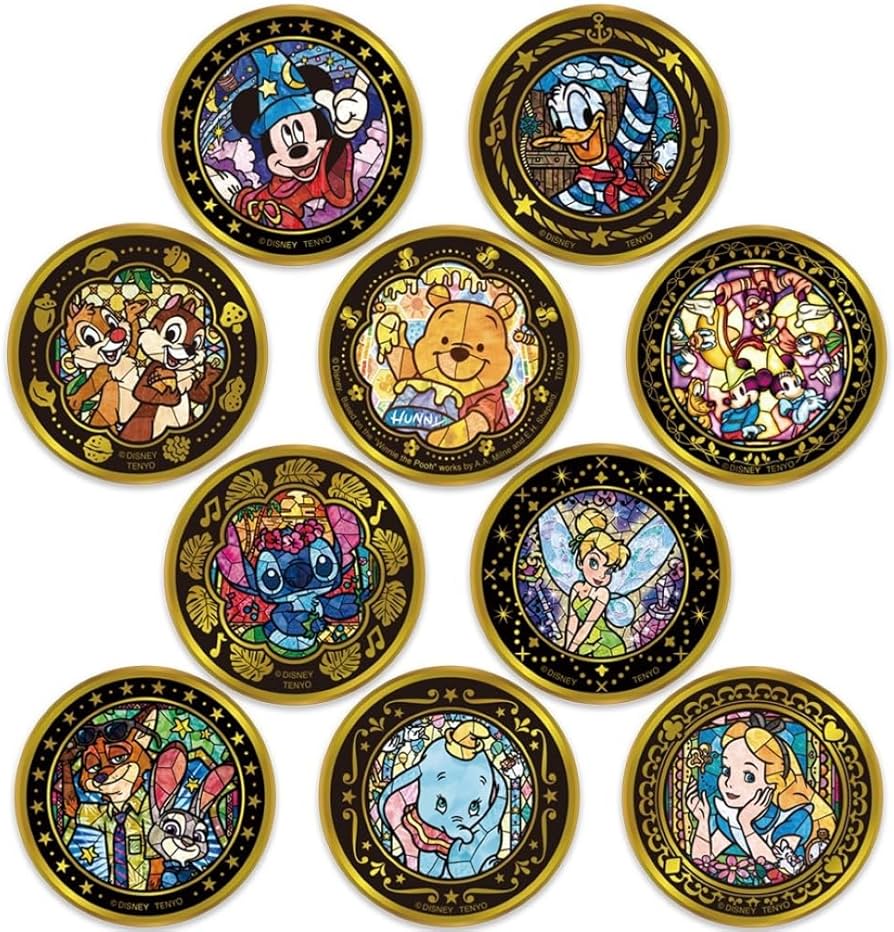 Amazon | テンヨー(Tenyo) 圧倒的な 金バッジ ディズニーキャラクター