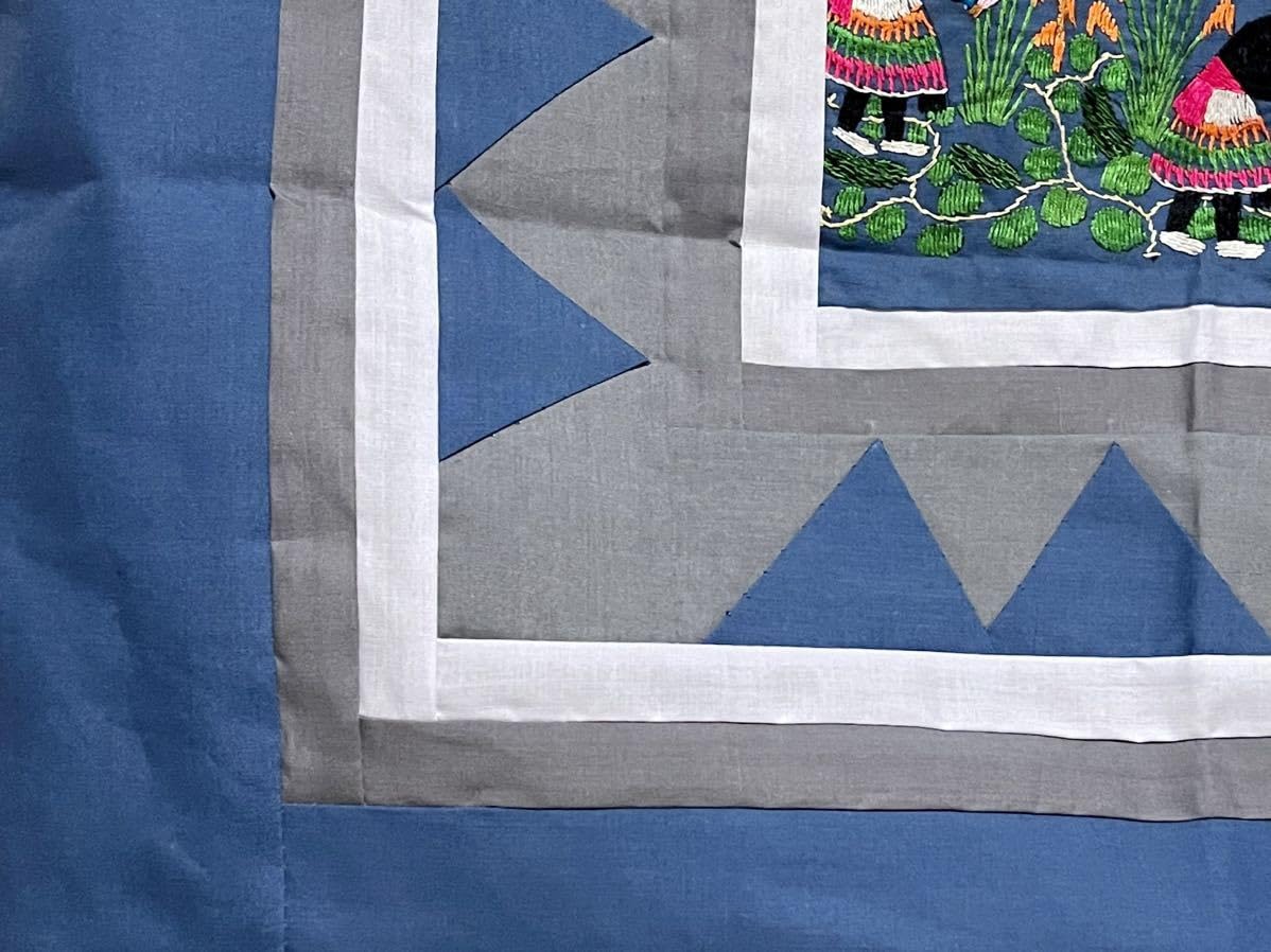 Amazon.co.jp: ラオス モン族 刺繍 壁掛け タペストリー 9 : ホーム