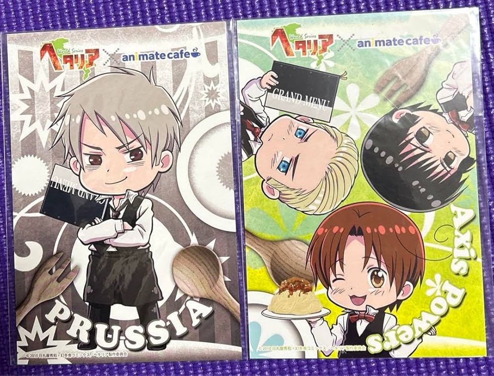 Amazon | ヘタリア ポストカード アニメイトカフェコラボ ボブヘタ