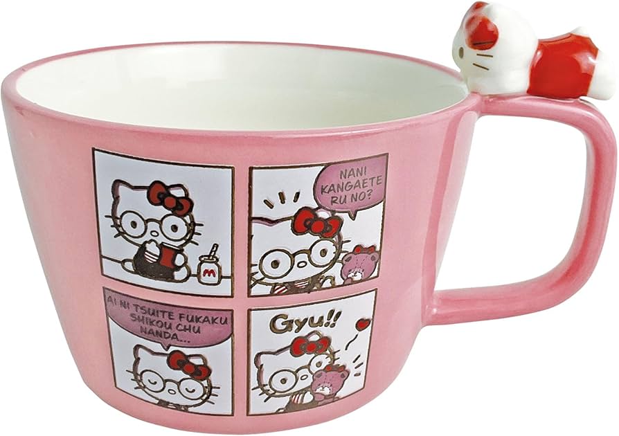 Amazon｜サンリオ (SANRIO) ハローキティ スープカップ 4koma キティー