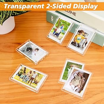 Amazon.com - COYMOS 12 Packs Acrylic Fridge Magnetic Picture Frame