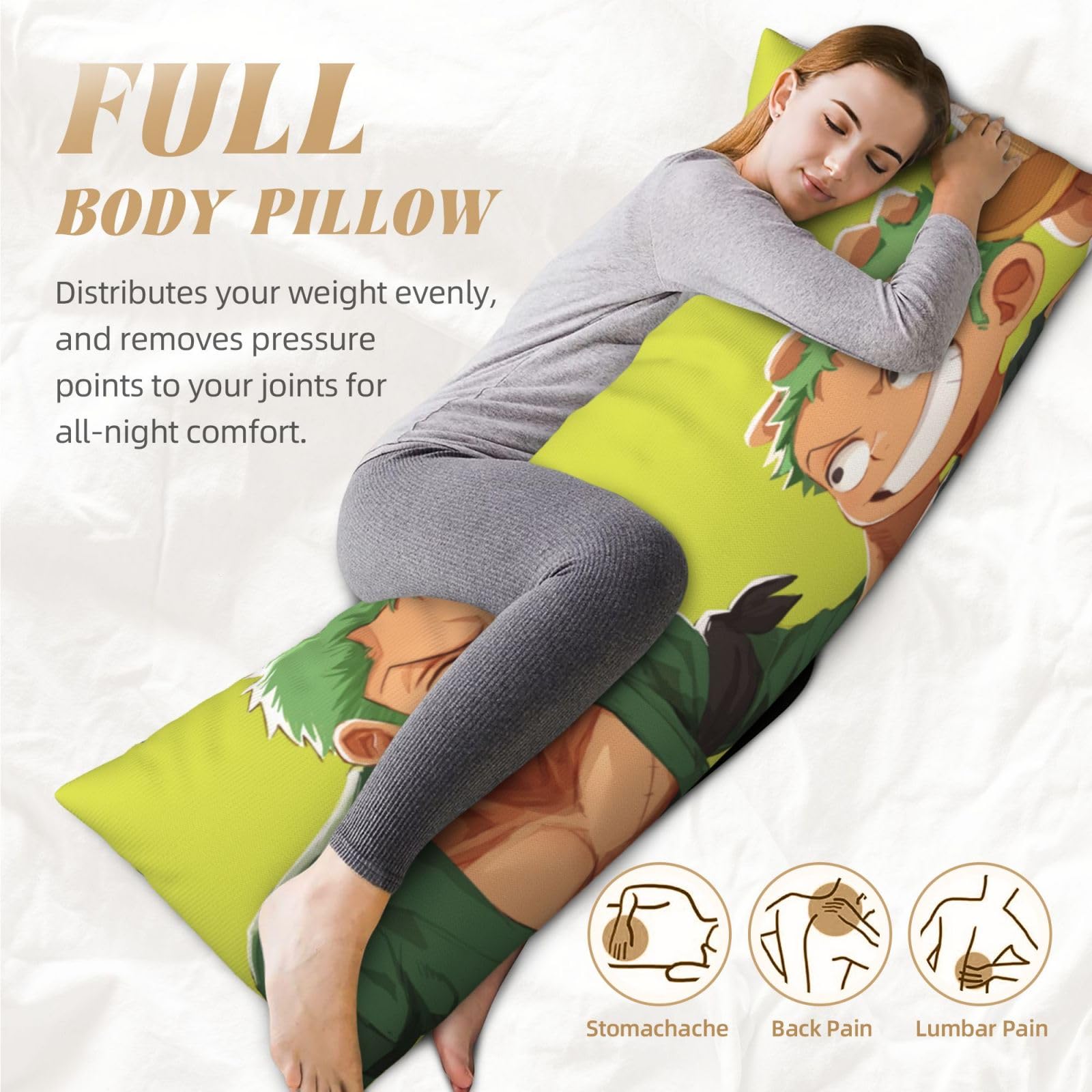 Amazon｜抱き枕カバー ワンピース ゾロ 抱き枕 クッションカバー 枕