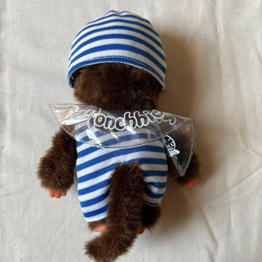 Amazon.co.jp: 水着モンチッチ Monchhichi ぬいぐるみ 赤青2個セット