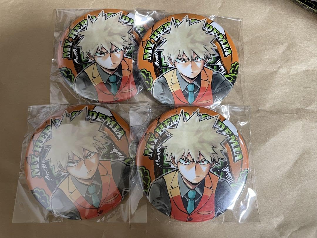 僕のヒーローアカデミア ヒロアカ スカジャン 爆豪勝己缶バッジ 20個