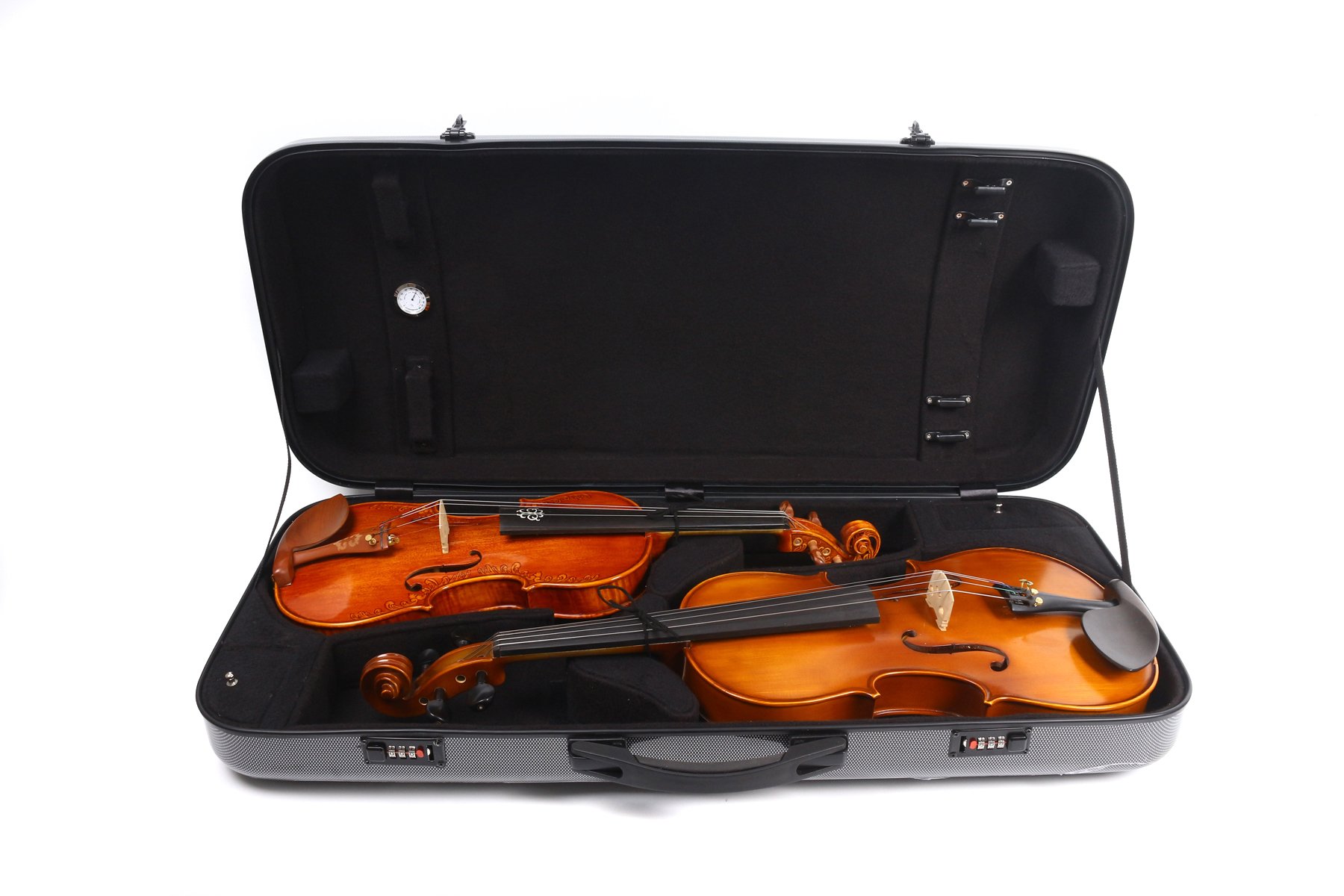 Amazon | Yinfente ダブルバイオリンケース ビオラケース ミックス
