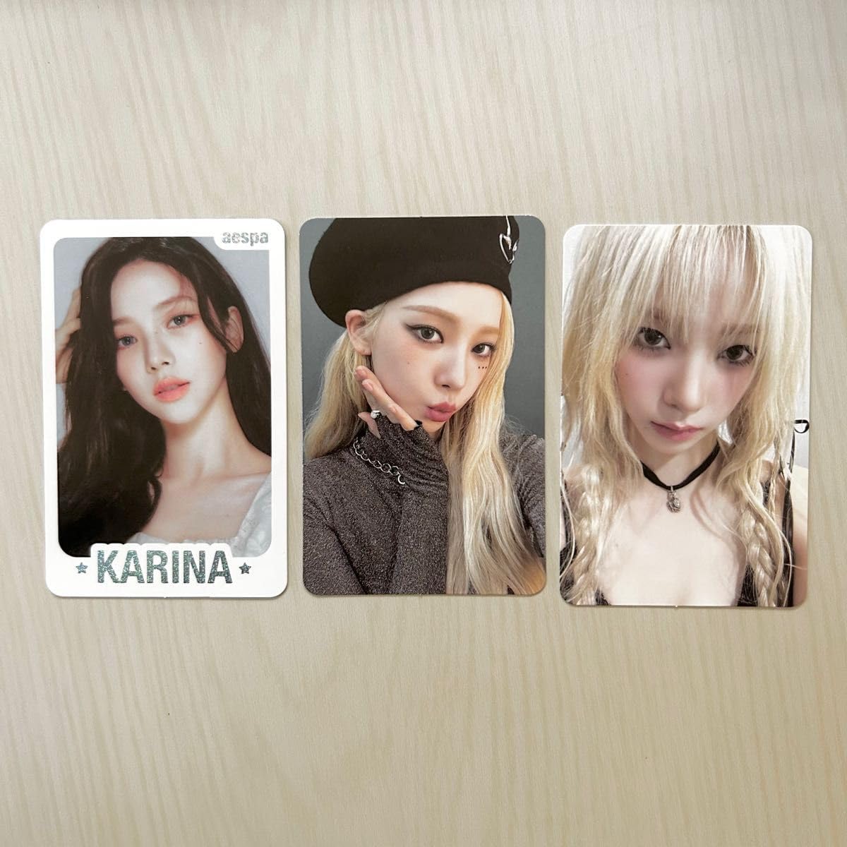 aespa MY First page 特典 ラキドロ カリナ トレカ aespa my first