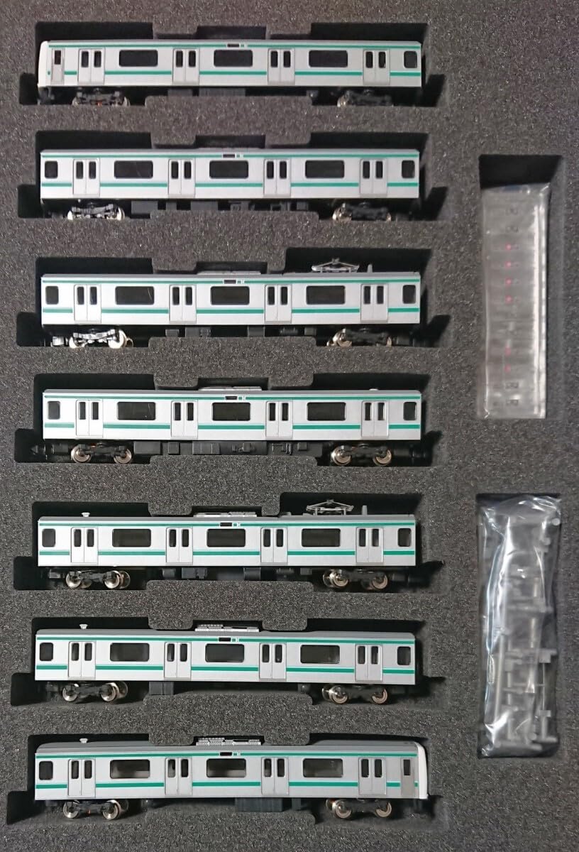 Amazon.co.jp: 92705 JR E501系通勤電車 基本セットA 7両 付属 動作