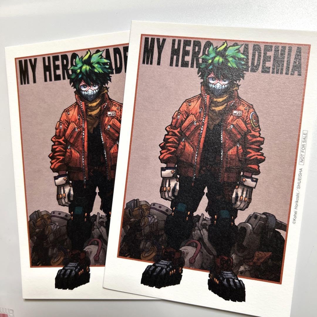 Amazon | 【2枚セット】ヒロアカ 38巻 特典 緑谷出久 デク ポスト