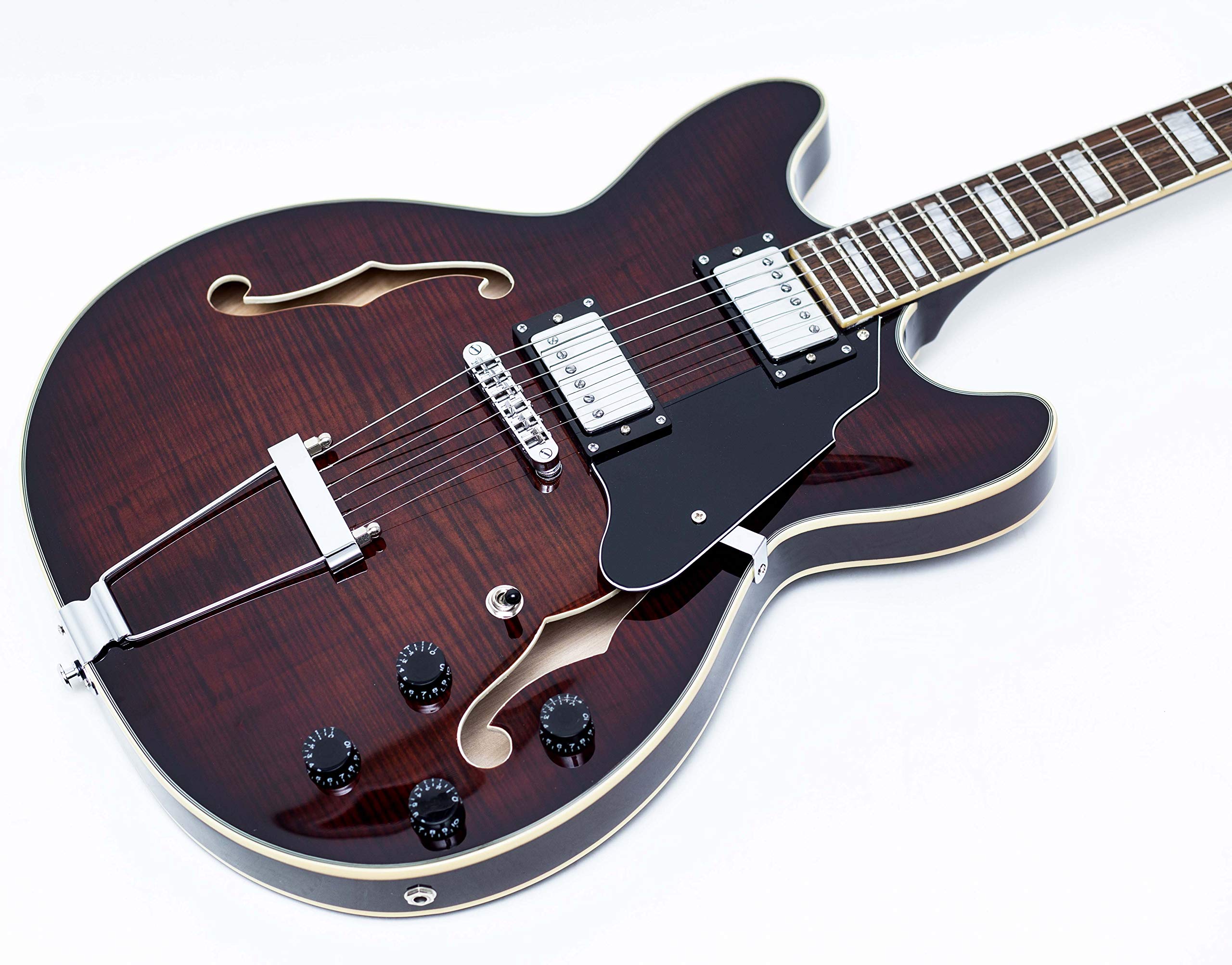 Amazon | エレキギター NEW GROTE 335 style Jazz Electric Guitar