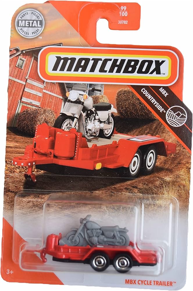 Amazon | マッチボックス サイクルトレーラー [レッド] カントリー