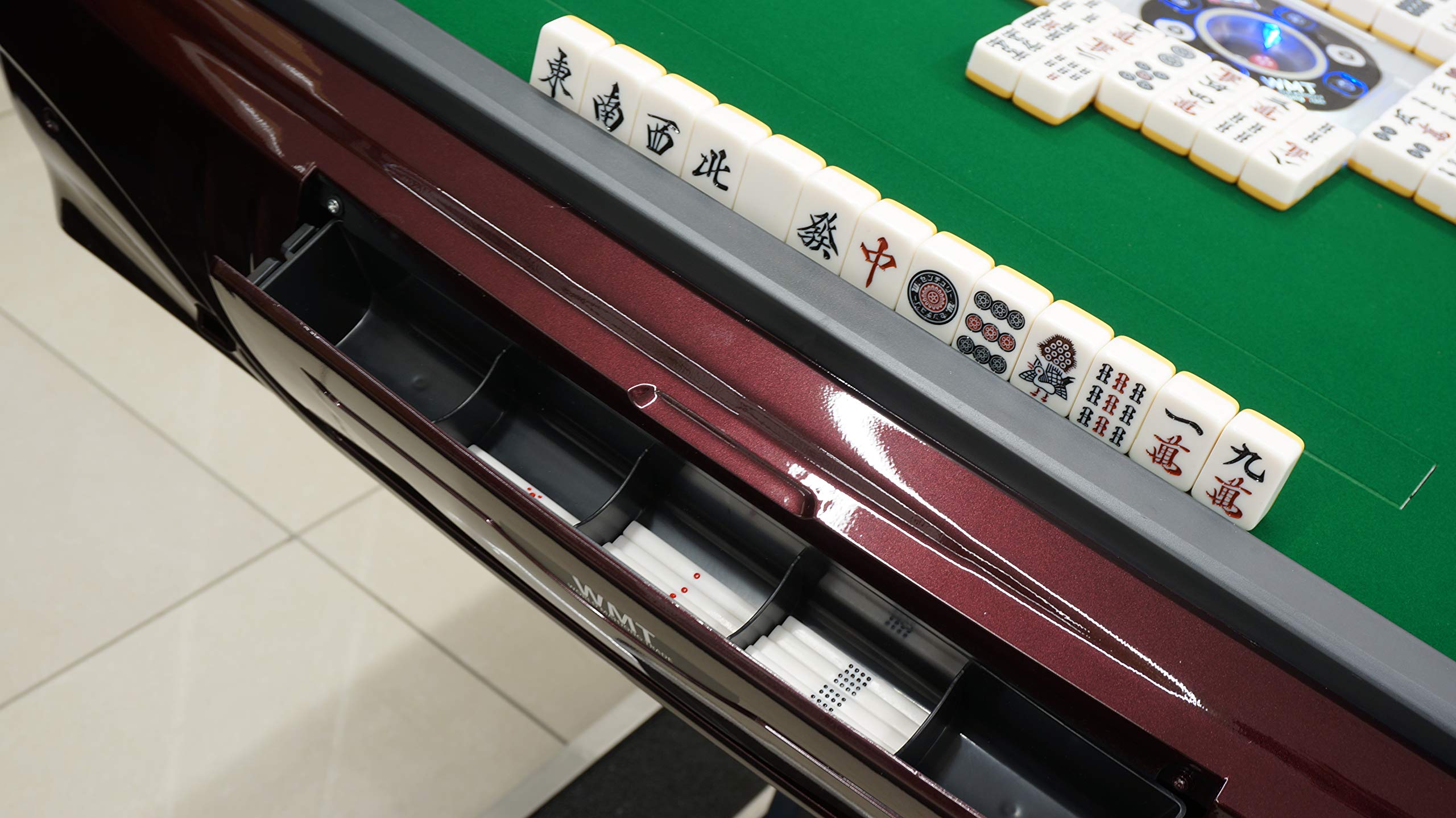 Amazon.co.jp: WMT 全自動麻雀卓 P33 静音タイプ シャインレッド