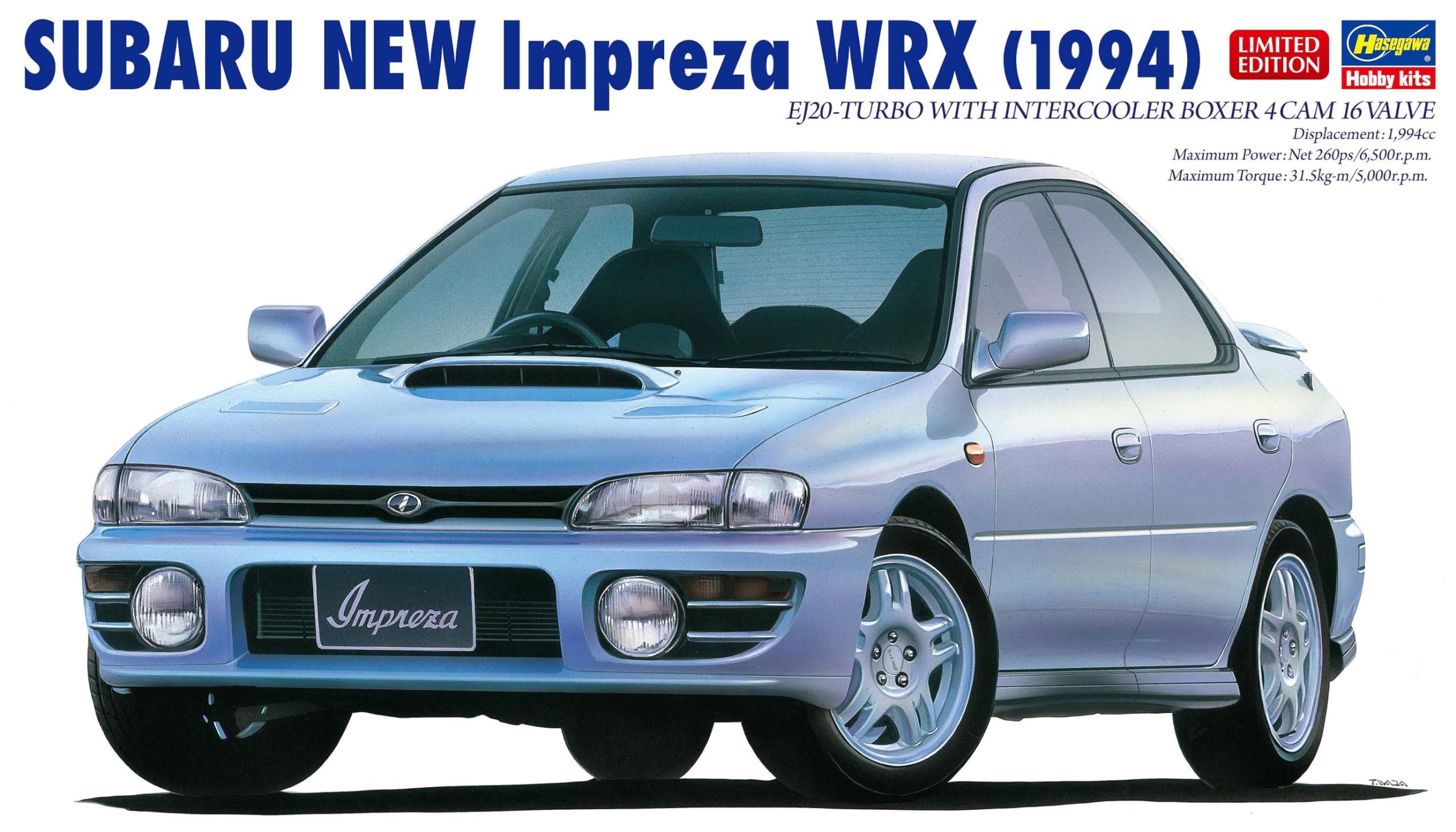 Amazon | ハセガワ 1/24 スバル ニュー インプレッサ WRX 1994