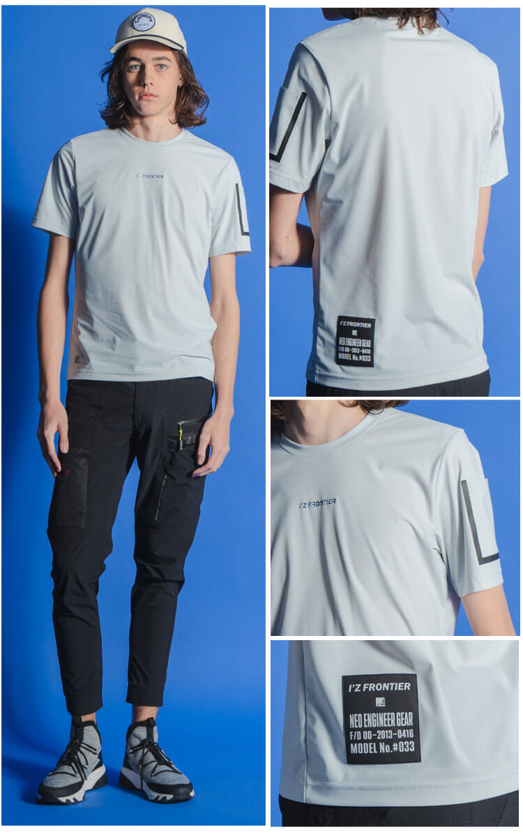 アイズフロンティア I'Z FRONTIER 接触冷感ナイロン半袖クルーネック