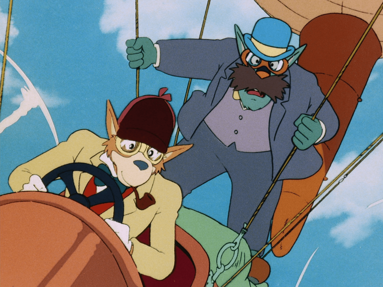 限定1点】名探偵ホームズ 名場面イラスト⑥ 宮崎駿 スタジオジブリ