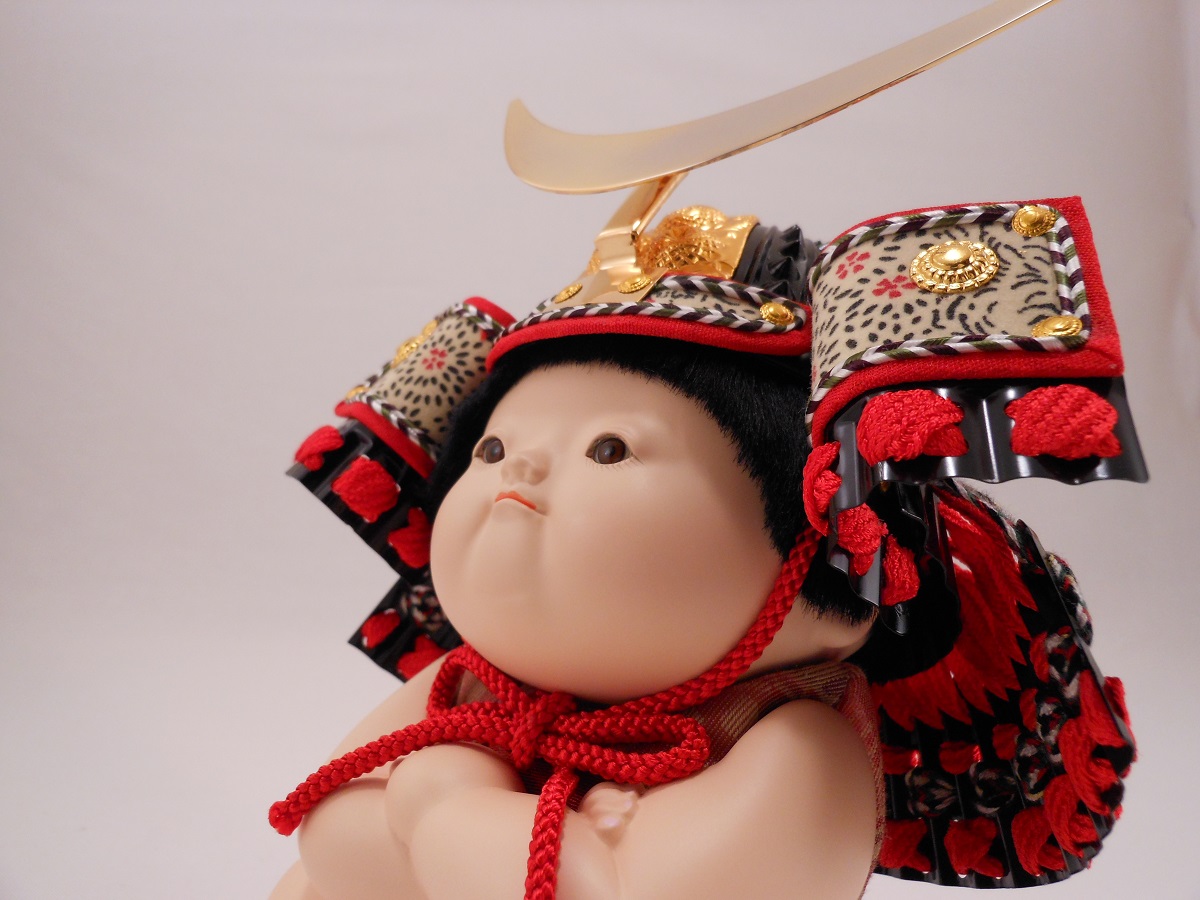 兜飾り 端午木目込 皐月童陸 五月人形 節句人形専門店 人形の桜井 茨城