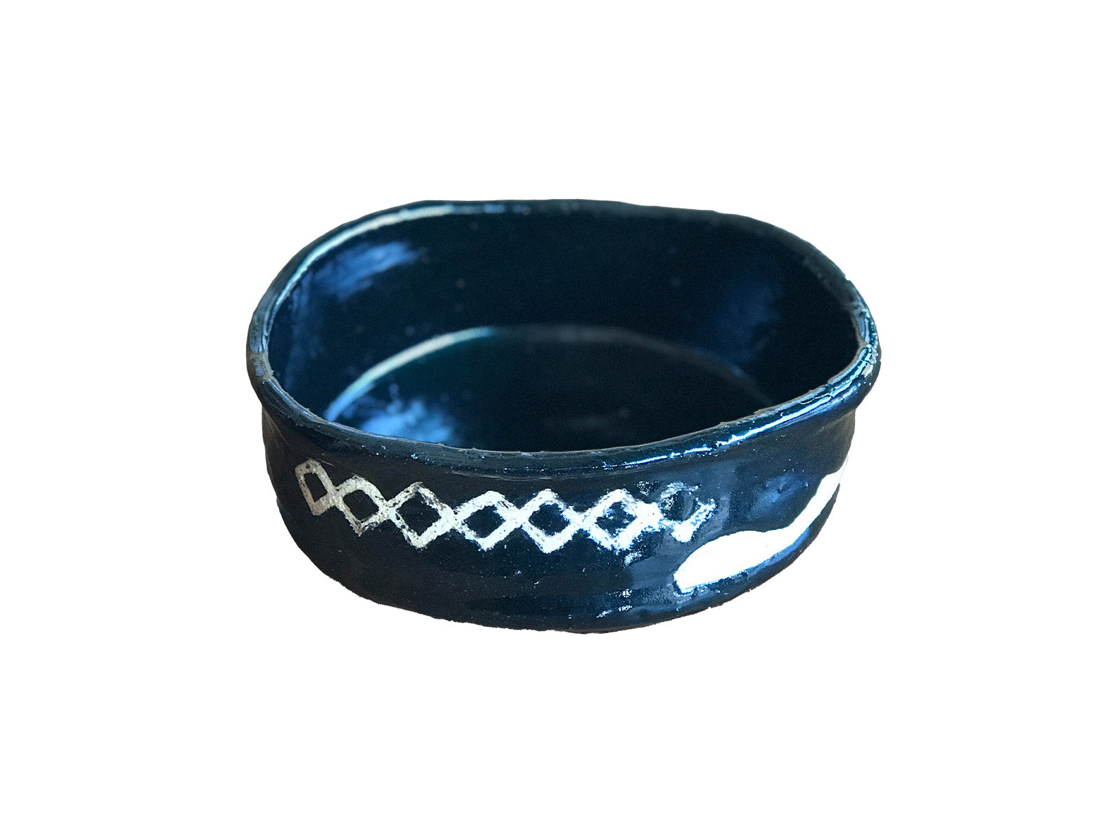 Kuro Oribe Kutsugata Chawan 織部沓形茶碗 – NIPPON CHA