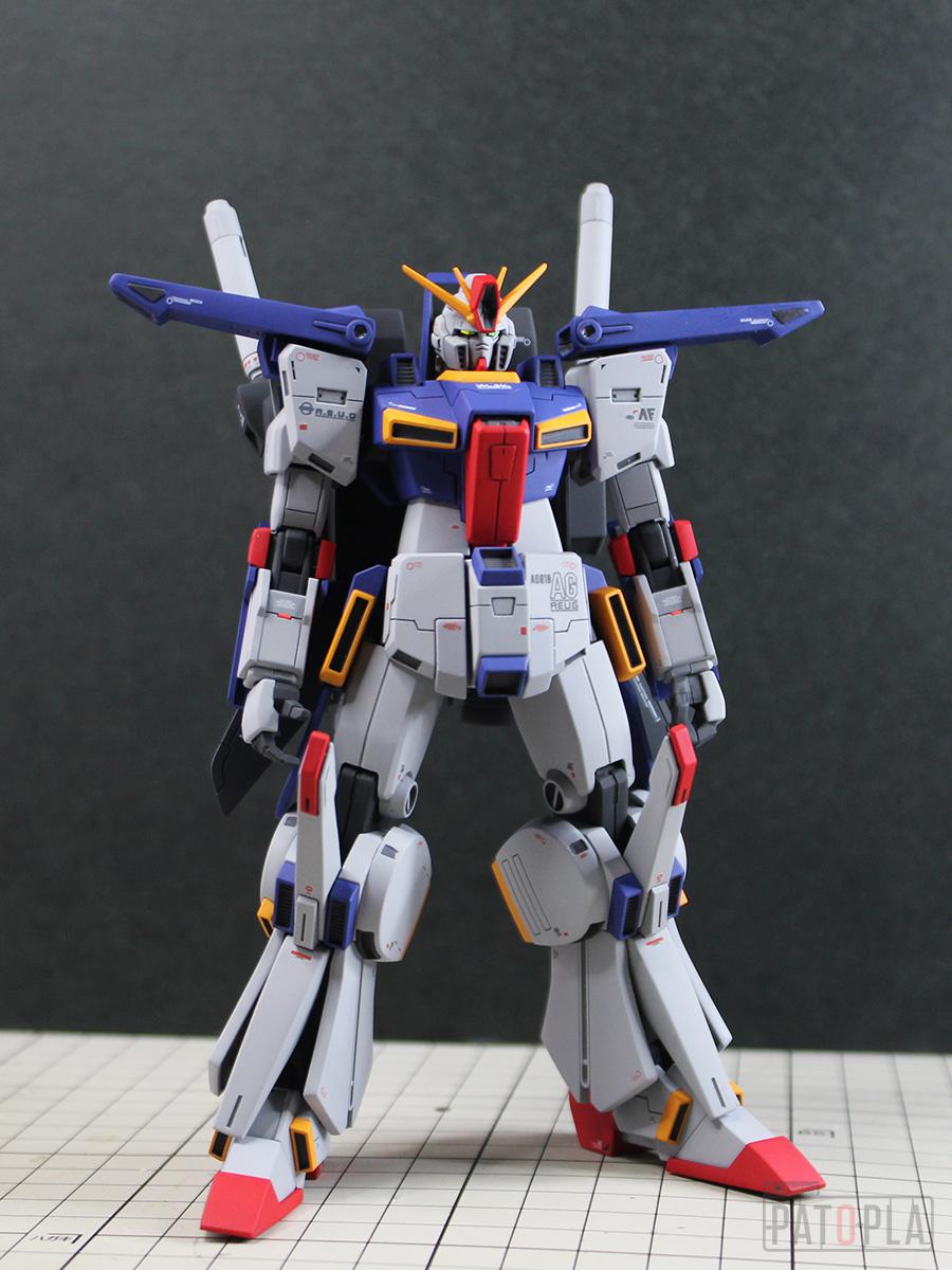 HGUC 1/144 ZZガンダム （Ver.pato_1.5） 改修・全塗装製作 - ぱとぷら