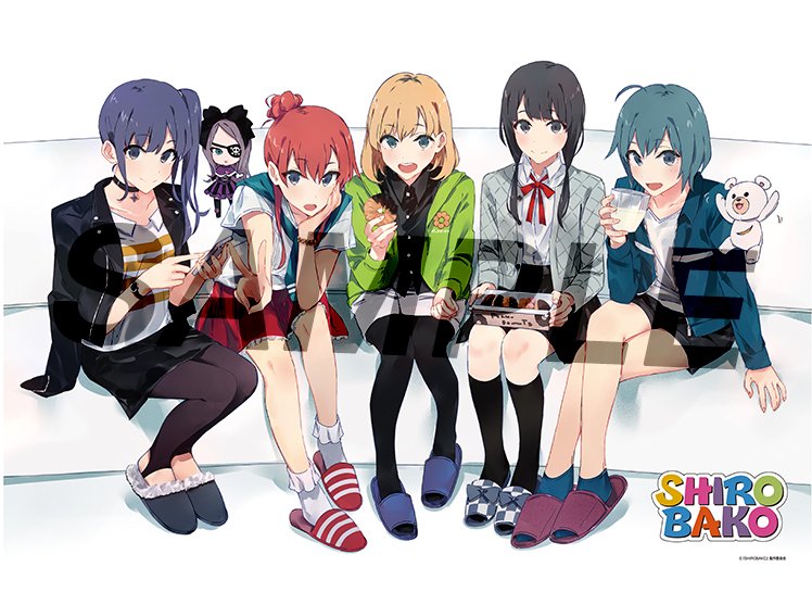 SHIROBAKO」放送終了1周年記念アイテム！キャラ原案ぽんかん⑧氏描き