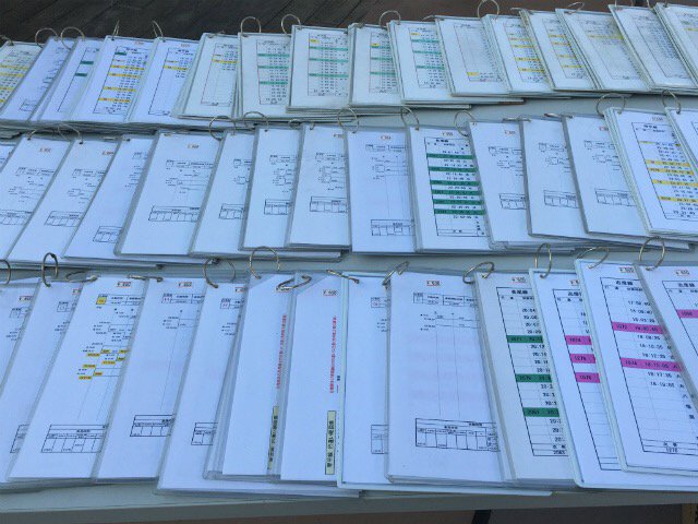 乗務員用スタフ（行路表）も多数ご用意しております。