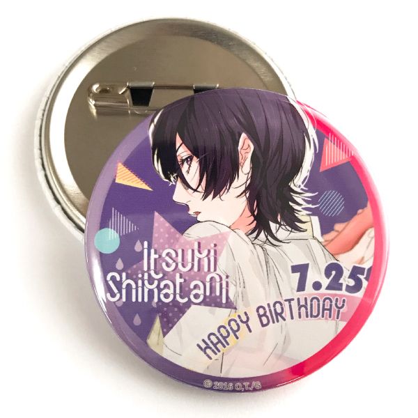 ヤリチン☆ビッチ部』 来週7月25日は #鹿谷樹 くんのお誕生日💜 特製缶