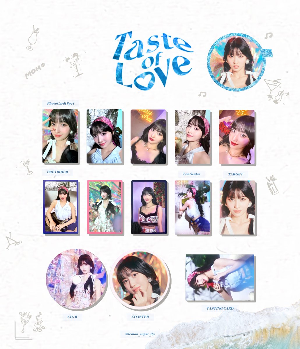 ダヒョンちゃん＆ももりん リスト #Taste_of_Love #twicephotocard
