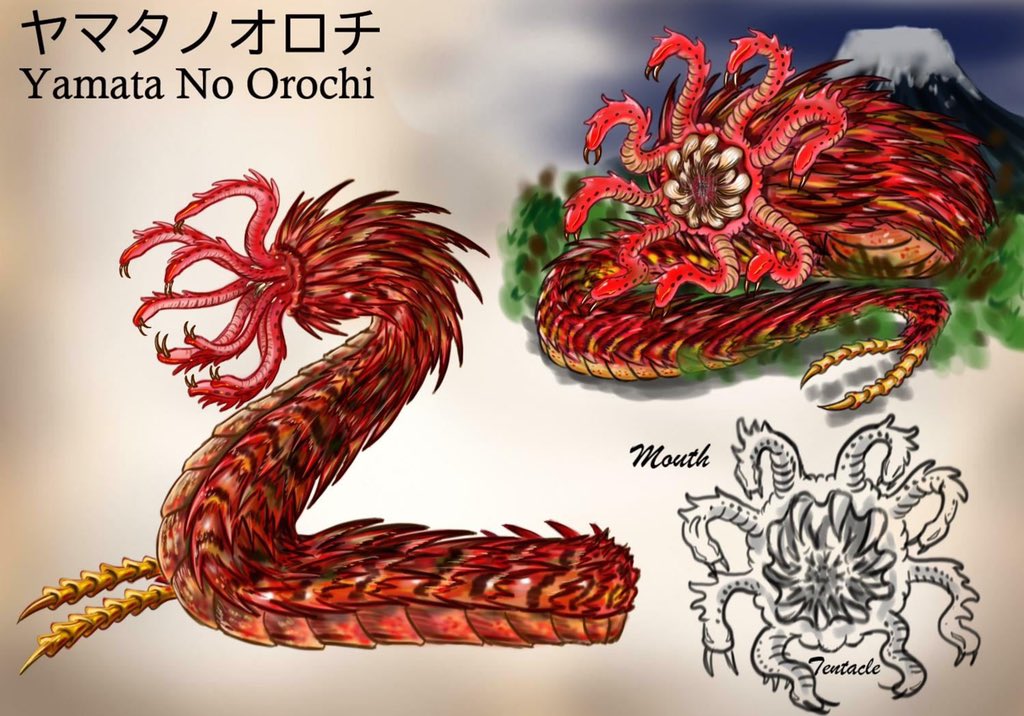 モナーク第91基地】 種名 ：タイタヌス・ヤマタノオロチ 身長：159.1