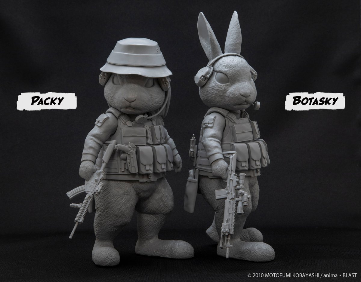 CAT SHIT ONE フィギュア・プロジェクト】 本日はパッキー＆ボタスキー