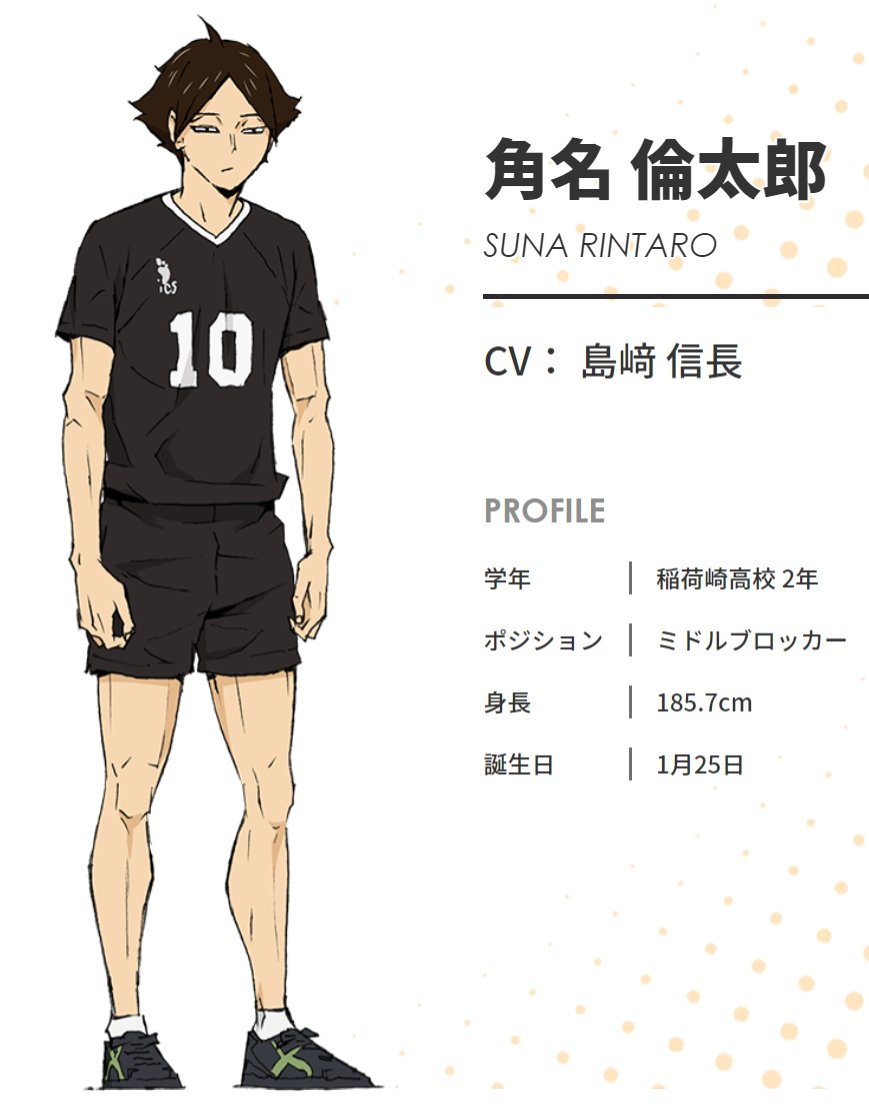 新キャラクター＆キャスト公開】 稲荷崎高校2年・角名倫太郎の