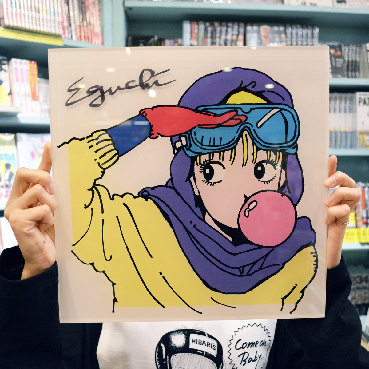 そして!!! 今回のコラボグッズ発売を記念して #江口寿史 さんサイン会