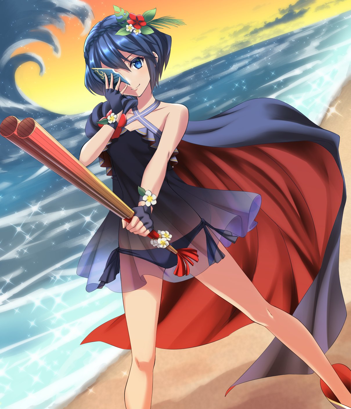 ファイアーエムブレムサイファ プロモカード 水着ルキナ 絶望に抗う