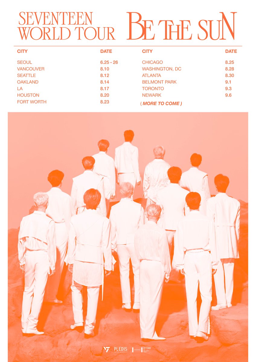 NOTICE] SEVENTEEN WORLD TOUR [BE THE SUN] 개최 안내 (+ENG/JPN/CHN