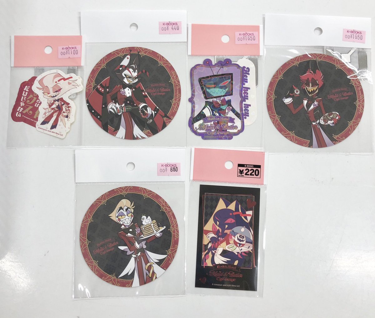 入荷情報】 『#ハズビンホテル』 アニカフェの男性陣グッズが入荷です