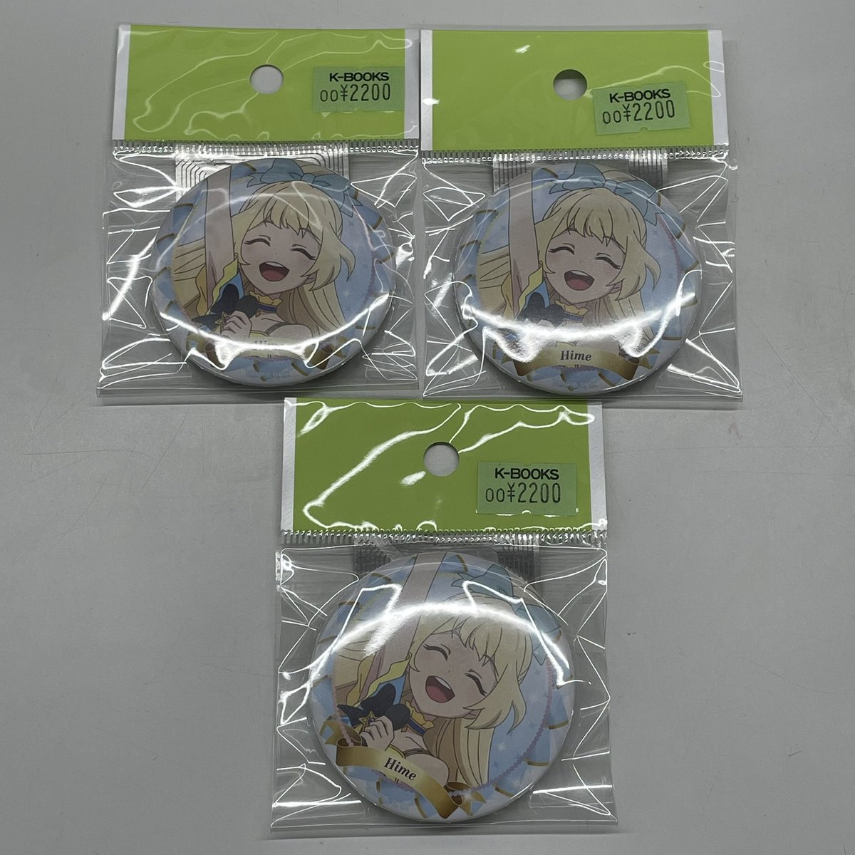 白鳥ひめ バースデー缶バッジ Season2 1〜2月 1月 アイカツ 白鳥ひめ