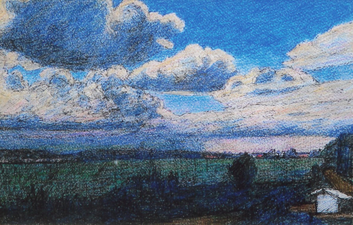 お知らせ》 「宇賀治徹男 ペン画展 ―空や山を見つめて―」 10月9日(木